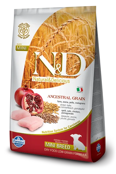 - Where to buy imported dog foodFarmina N&D Low Grain Chicken & Pomegranate Puppy Mini - 7kg